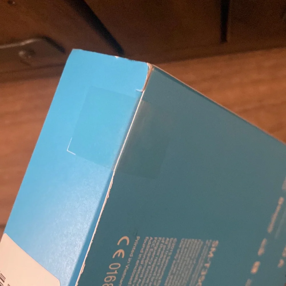 Samsung Galaxy Tab A box opened
